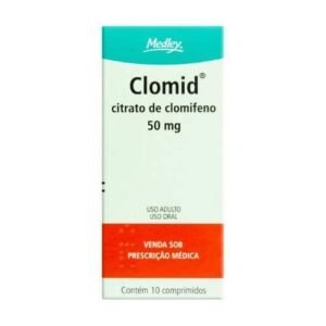 Clomid - Citrato de Clomifeno 50mg - 10 cps