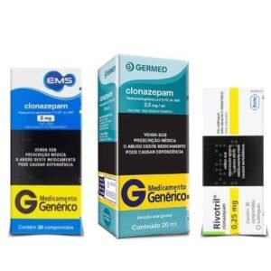 Clonazepam Comprimidos ou Gotas (Rivotril)