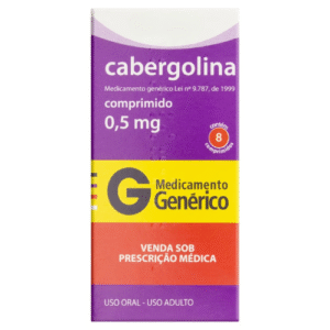 Cabergolina 0,5mg - 8 Comprimidos